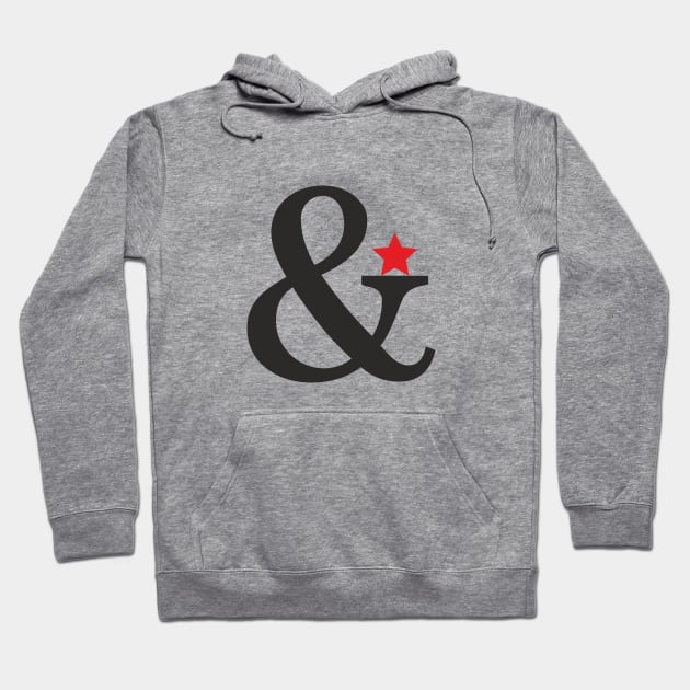 ampersand star happiness gift happy Hoodie by FrauK